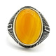 Anillo de plata 925 sólida para hombre, anillo de piedra Ágata turco hecho a mano, Plata de lujo, anillo Vintage para hombre, joyería fina anillos de piedra de ágata para hombre plata - malaquita tienda 36