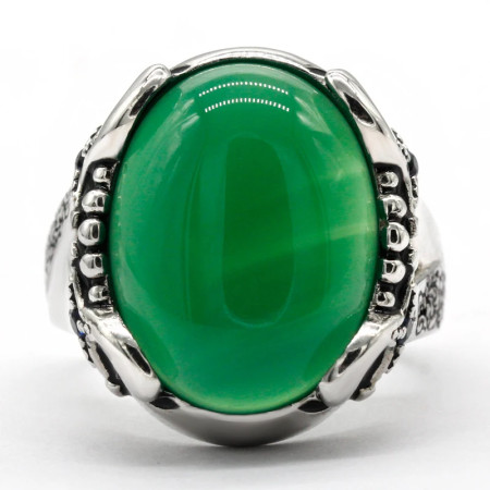 Anillos de boda de Plata de Ley 925 para hombre, con piedra de ágata Natural, Ágata turca hecha a mano, anillos Vintage de lujo Anillos de boda de Plata de Ley 925 para hombre, con piedra de ágata Natural, Ágata turca hecha a mano, anillos Vintage de lujo