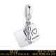 Colgante de libro de plata pura S925, regalo de inicio escolar, regalo de fiesta de graduación, joyería DIY, regalo de vacaciones de fiesta - malaquita tienda 36