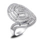 Nuevos anillos de moda para mujer, joyería nupcial de lujo para fiesta, anillo de compromiso de boda, hueco de alta calidad - malaquita tienda 36