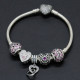 Pulsera de plata de ley 925 con cuentas de circonia cúbica, brazalete calado, regalo de boda, compromiso - malaquita tienda 36