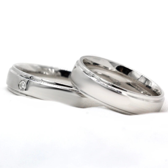 Anillos de plata esterlina 925 para hombre y mujer, sortija Lisa para parejas, banda de boda para amantes, puede grabar personalizado, 2 uds. - malaquita tienda 36