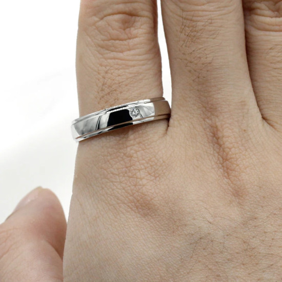 Anillos de plata esterlina 925 para hombre y mujer, sortija Lisa para parejas, banda de boda para amantes, puede grabar personalizado, 2 uds. - malaquita tienda 36