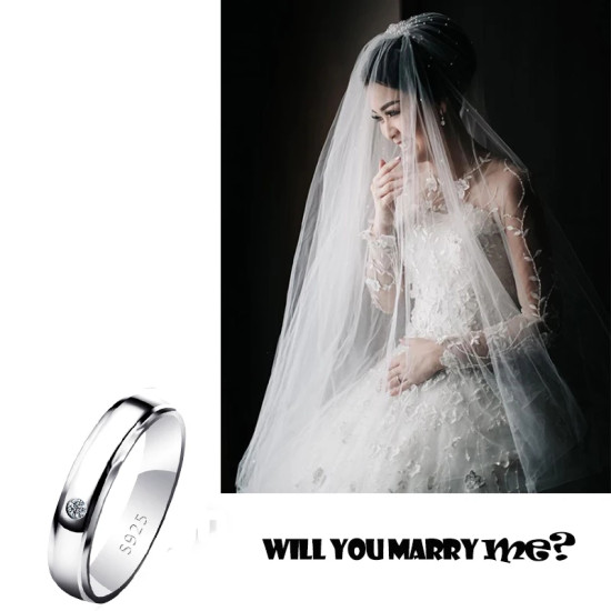 Anillos de plata esterlina 925 para hombre y mujer, sortija Lisa para parejas, banda de boda para amantes, puede grabar personalizado, 2 uds. - malaquita tienda 36