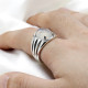 Anillo Vintage con piedra de ágata para hombre y mujer, Plata de Ley 925, piedra de ágata Natural, joyería hermosa, regalo de Navidad, Size6-12 - malaquita tienda 36