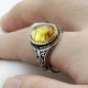 Anillo de plata de primera ley y circón para hombre, sortija, plata esterlina 925, Circonia cúbica, zirconia, circonita, zirconita, zirconita, estilo Punk, turco - malaquita tienda 36