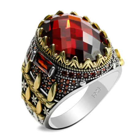 Anillo de Plata de Ley 925 con Zirconia para hombre, conjunto de joyería con diseño de garra de dedo, estilo Hip Hop, Punk, turco, Popular, regalo de joyas de fiesta Anillo de Plata de Ley 925 con Zirconia para hombre, conjunto de joyería con diseño de garra de dedo, estilo Hip Hop, Punk, turco, Popular, regalo de joyas de fiesta