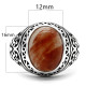 Anillo hecho a mano de plata de ley S925 para hombre, conjunto de joyería Türkiye de cuarzo Natural, anillo para fiesta navideña - malaquita tienda 36