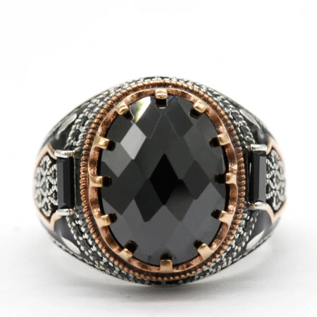 Anillo clásico de Plata de Ley 925 para hombre y mujer, joyería Punk turca Vintage, conjunto de joyería de oro rosa 2022 Anillo clásico de Plata de Ley 925 para hombre y mujer, joyería Punk turca Vintage, conjunto de joyería de oro rosa 2022