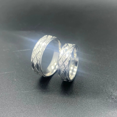 Anillos de pareja de Plata de Ley 925 para hombres y mujeres, estilo clásico, diseño exquisito, anillo de boda, regalo del Día de San Valentín, nuevo estilo Anillos de pareja de Plata de Ley 925 para hombres y mujeres, estilo clásico, diseño exquisito, anillo de boda, regalo del Día de San Valentín, nuevo estilo