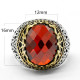 Anillo de Plata de Ley 925 con diseño de patrón, joyería de boda de estilo Punk turco, anillos de compromiso/fiesta para hombres y mujeres - malaquita tienda 36
