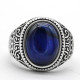 Anillo de plata 925 para hombre con piedra de ojo de tigre Natural, joyería de plata, regalos del Día de San Valentín, anillos de compromiso para hombre y mujer - malaquita tienda 36