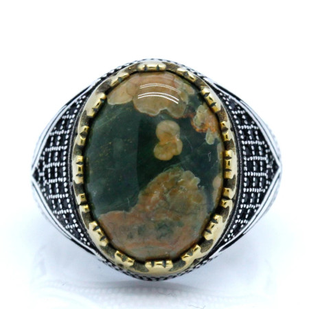 Anillos de plata esterlina a la moda para hombre y mujer, anillo de piedra de Gorrión natural antiguo Türkiye, anillo de circón, joyería punk rock para hombre Anillos de plata esterlina a la moda para hombre y mujer, anillo de piedra de Gorrión natural antiguo Türkiye, anillo de circón, joyería punk rock para hombre