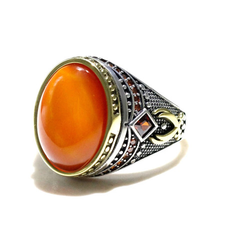 Anillo de plata 925 hecho a mano para hombre y mujer, joyería vintage punk, Ágata roja natural, regalo de Navidad, a la moda Anillo de plata 925 hecho a mano para hombre y mujer, joyería vintage punk, Ágata roja natural, regalo de Navidad, a la moda