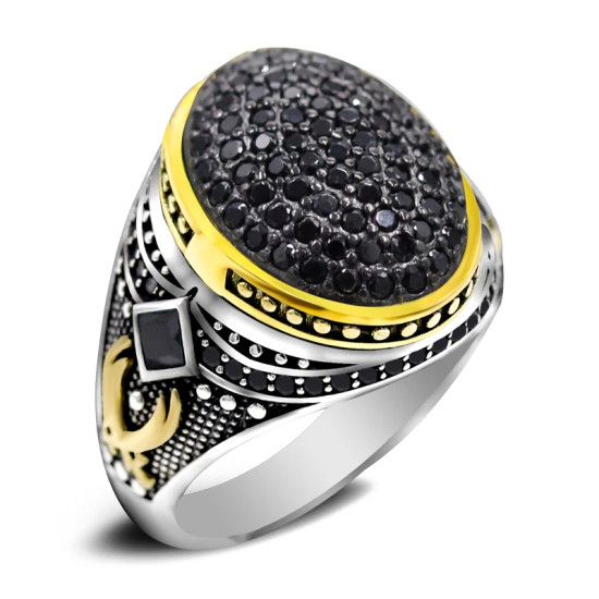 Anillo de plata de ley s925 auténtica, regalo hecho a mano para hombres, estilo punk de moda, lujo ligero, regalo de aniversario de vacaciones - malaquita tienda 36