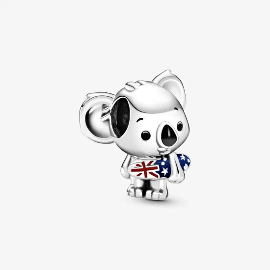 Cuentas colgantes de plata S925 de la serie Animal, regalo de Festival, recuerdo de Animal, perro, dinosaurio, erizo, búho, Koala, Mariquita de siete estrellas - malaquita tienda 36