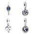Colgante de cuentas de plata S925 para niña, pulsera de bricolaje adecuada para bricolaje, globo de aire caliente, estrella, Luna, avión, tierra, regalo de joyería