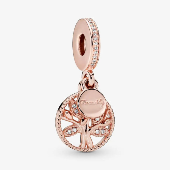 Colgante de cuentas de plata S925 para niña, pulsera de bricolaje, regalo de árbol familiar, joyería - malaquita tienda 36