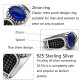Anillo de plata de ley s925 con circonita de grado A, hecho a mano, moda clásica, Türkiye Punk, joyería exquisita, anillo de compromiso - malaquita tienda 36