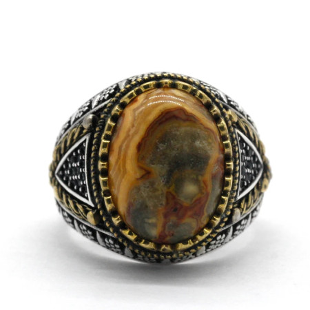 Anillo de plata 925 para hombres y mujeres, anillo ovalado de alta calidad con piedra de ágata roja Natural, joyería de moda, anillo de boda de tendencia Punk turco Anillo de plata 925 para hombres y mujeres, anillo ovalado de alta calidad con piedra de ágata roja Natural, joyería de moda, anillo de boda de tendencia Punk turco