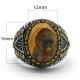 Anillo de plata 925 para hombres y mujeres, anillo ovalado de alta calidad con piedra de ágata roja Natural, joyería de moda, anillo de boda de tendencia Punk turco - malaquita tienda 36