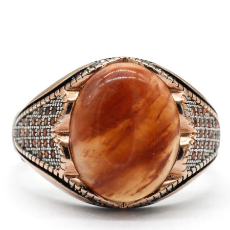 Anillos de plata 925 con piedra de cuarzo Natural para hombre, joyería de oro rosa, regalos de Navidad, joyería de compromiso para boda, anillos de plata Anillos de plata 925 con piedra de cuarzo Natural para hombre, joyería de oro rosa, regalos de Navidad, joyería de compromiso para boda, anillos de plata