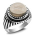 Anillo de plata de ley S925 para hombre, citrino Natural, estilo Punk, conjunto de anillos de pavo Vintage, conjunto de joyería, anillo hecho a mano para mujer