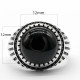 Anillos de plata de ley 925 con piedra de ágata Natural negra para hombre, joyería de estilo Punk turco, joyería de boda para pareja, anillos para mujer - malaquita tienda 36
