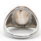 Anillos de plata 925 con piedra de cuarzo Natural para hombre, joyería de oro rosa, regalos para amantes, joyería de compromiso para boda, anillos de plata - malaquita tienda 36
