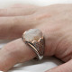 Anillos de plata 925 con piedra de cuarzo Natural para hombre, joyería de oro rosa, regalos para amantes, joyería de compromiso para boda, anillos de plata - malaquita tienda 36