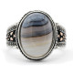 Nuevo anillo de plata 925 para hombre, ágata ovalada, conjunto de joyería Vintage con personalidad para hombre, anillo de pareja a la moda para mujer - malaquita tienda 36