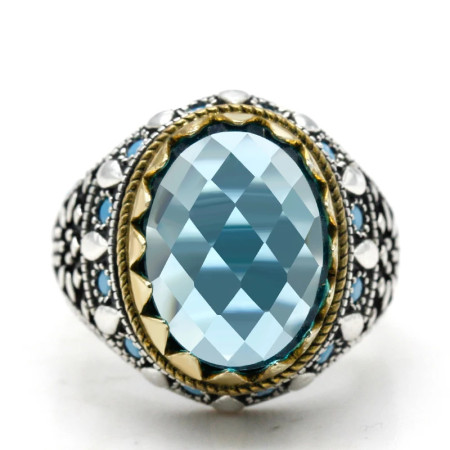 Anillo de circón cúbico de plata de ley S925 para hombres y mujeres, joyería Türkiye de alta calidad con gema roja ovalada, regalo de San Valentín Vintage Anillo de circón cúbico de plata de ley S925 para hombres y mujeres, joyería Türkiye de alta calidad con gema roja ovalada, regalo de San Valentín Vintage