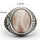 Anillo de plata de ley S925 para hombre, joyería clásica Vintage de cuarzo Natural hecha a mano, regalo para fiesta y vacaciones - malaquita tienda 36