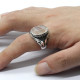 Anillo hecho a mano para hombre, plata S925, Vintage, Türkiye, regalo de fiesta navideña, anillo de regalo de piedra de cuarzo Natural - malaquita tienda 36