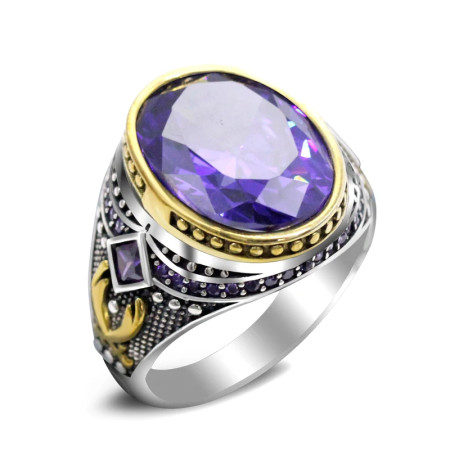 Anillo de plata pura s925 auténtica de lujo para hombre, conjunto de joyería hecha a mano, estilo punk, joyería para fiesta, regalo