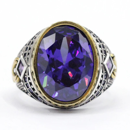 Anillo de plata pura s925 auténtica de lujo para hombre, conjunto de joyería hecha a mano, estilo punk, joyería para fiesta, regalo