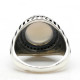 Anillo de plata de ley S925 para hombre, piedra de ágata Natural, conjunto de anillos de estilo Punk, conjunto de joyería, anillo hecho a mano de pavo Vintage para mujer - malaquita tienda 36