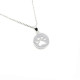 Collar con colgante de plata S925, insignia de huella de perro, etiqueta colgante, joyería de estilo lindo, regalo de joyería conmemorativa de fiesta - malaquita tienda 36