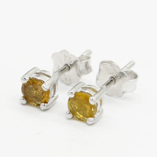 Pendientes de plata de ley 925 para mujer, aretes simples de circonita dorada a la moda, estilo Punk para mujeres y niñas, regalo de joyería para fiesta y boda - malaquita tienda 36
