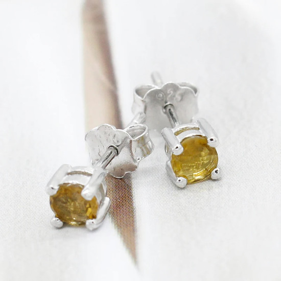 Pendientes de plata de ley 925 para mujer, aretes simples de circonita dorada a la moda, estilo Punk para mujeres y niñas, regalo de joyería para fiesta y boda - malaquita tienda 36
