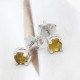 Pendientes de plata de ley 925 para mujer, aretes simples de circonita dorada a la moda, estilo Punk para mujeres y niñas, regalo de joyería para fiesta y boda - malaquita tienda 36