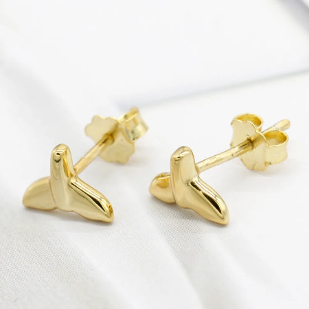 Pendientes tipo botón de plata fina 925 con personalidad, bonito colgante de cola de delfín, pendientes de sirena, regalos para mujer, joyería de compromiso de boda Pendientes tipo botón de plata fina 925 con personalidad, bonito colgante de cola de delfín, pendientes de sirena, regalos para mujer, joyería de compromiso de boda