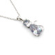 Collar con colgante para mujer, circonita de plata 925, gato transparente, estilo Punk brillante geométrico para mujer, regalos de joyería para boda y Navidad - malaquita tienda 36
