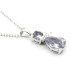 Collar con colgante para mujer, circonita de plata 925, gato transparente, estilo Punk brillante geométrico para mujer, regalos de joyería para boda y Navidad - malaquita tienda 36