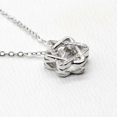 Collares y colgantes de Plata de Ley 925 David Star para Wmomen regalos de joyería de fiesta de boda de moda Collares y colgantes de Plata de Ley 925 David Star para Wmomen regalos de joyería de fiesta de boda de moda