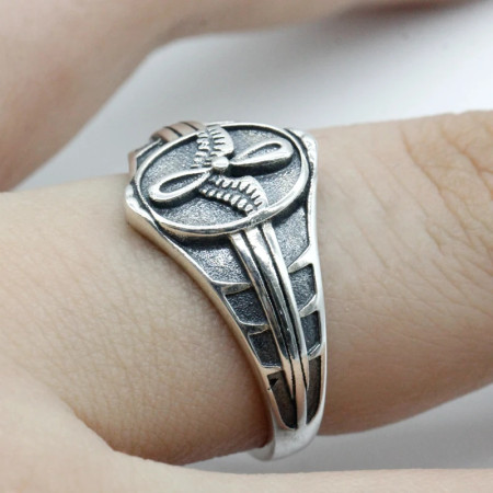 Anillo de Plata de Ley 925 para hombre y mujer, accesorio Vintage Punk Freedom Eagle Biker, símbolo de la libertad, joyería para fiesta de amigos Anillo de Plata de Ley 925 para hombre y mujer, accesorio Vintage Punk Freedom Eagle Biker, símbolo de la libertad, joyería para fiesta de amigos