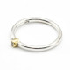 Anillo de plata de ley 925 para mujer, joyería elegante, círculo pequeño, anillos de dedo CZ brillantes para mujer, regalo de boda y Día de San Valentín - malaquita tienda 36