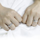 Anillos de pareja de Plata de Ley 925 para amantes, estilo clásico Simple para hombres y mujeres, joyería de compromiso, anillos de boda finos - malaquita tienda 36
