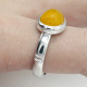 Anillo de Plata de Ley 925 para mujer, sortija de dedo con piedra multicolor ovalada, estilo clásico elegante, joyería de boda para fiesta - malaquita tienda 36