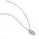 Collar con colgante de calavera de Plata de Ley 925, collar de esqueleto hecho a mano, cadena estilo Punk Rock para mujeres y hombres, regalo de joyas de fiesta - malaquita tienda 36